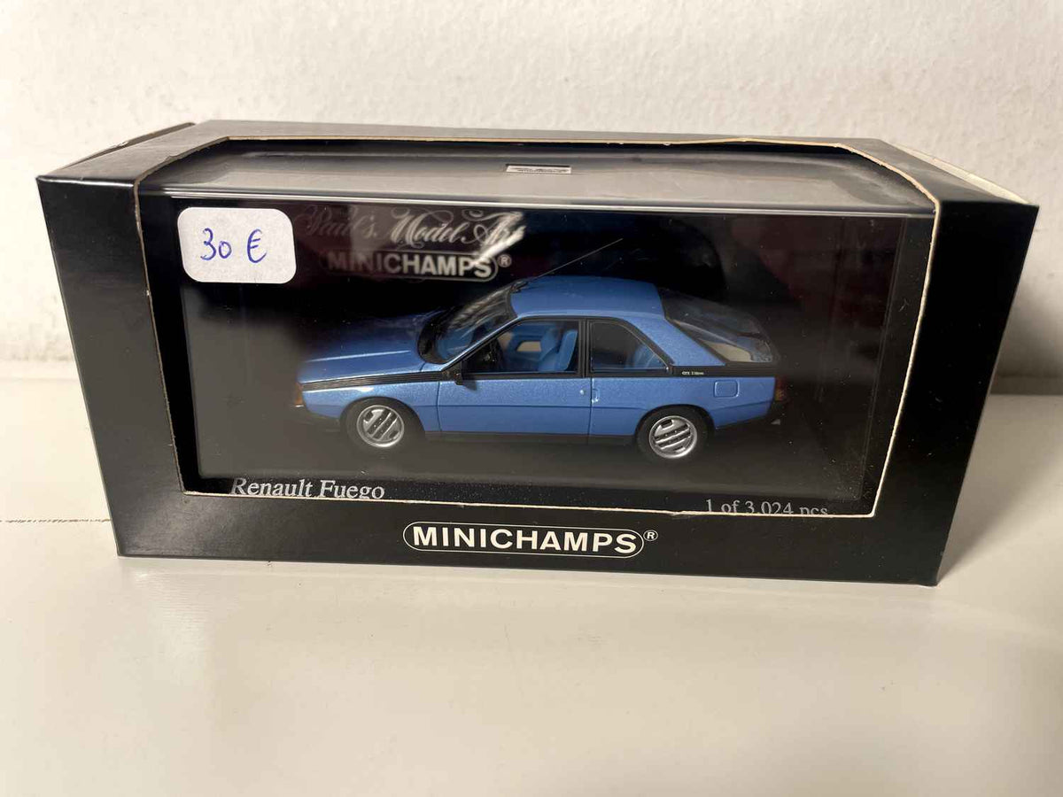 Renault Fuego blo cobalt - MINICHAMPS