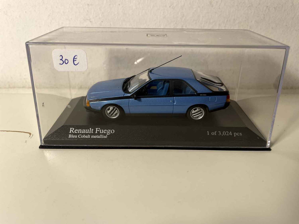 Renault Fuego blo cobalt - MINICHAMPS