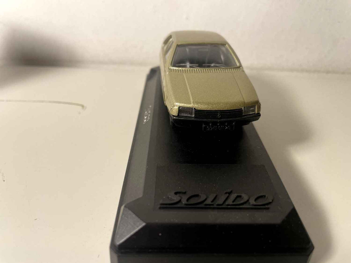 Renault Fuego olive green? Solido (with purple cardboard box)