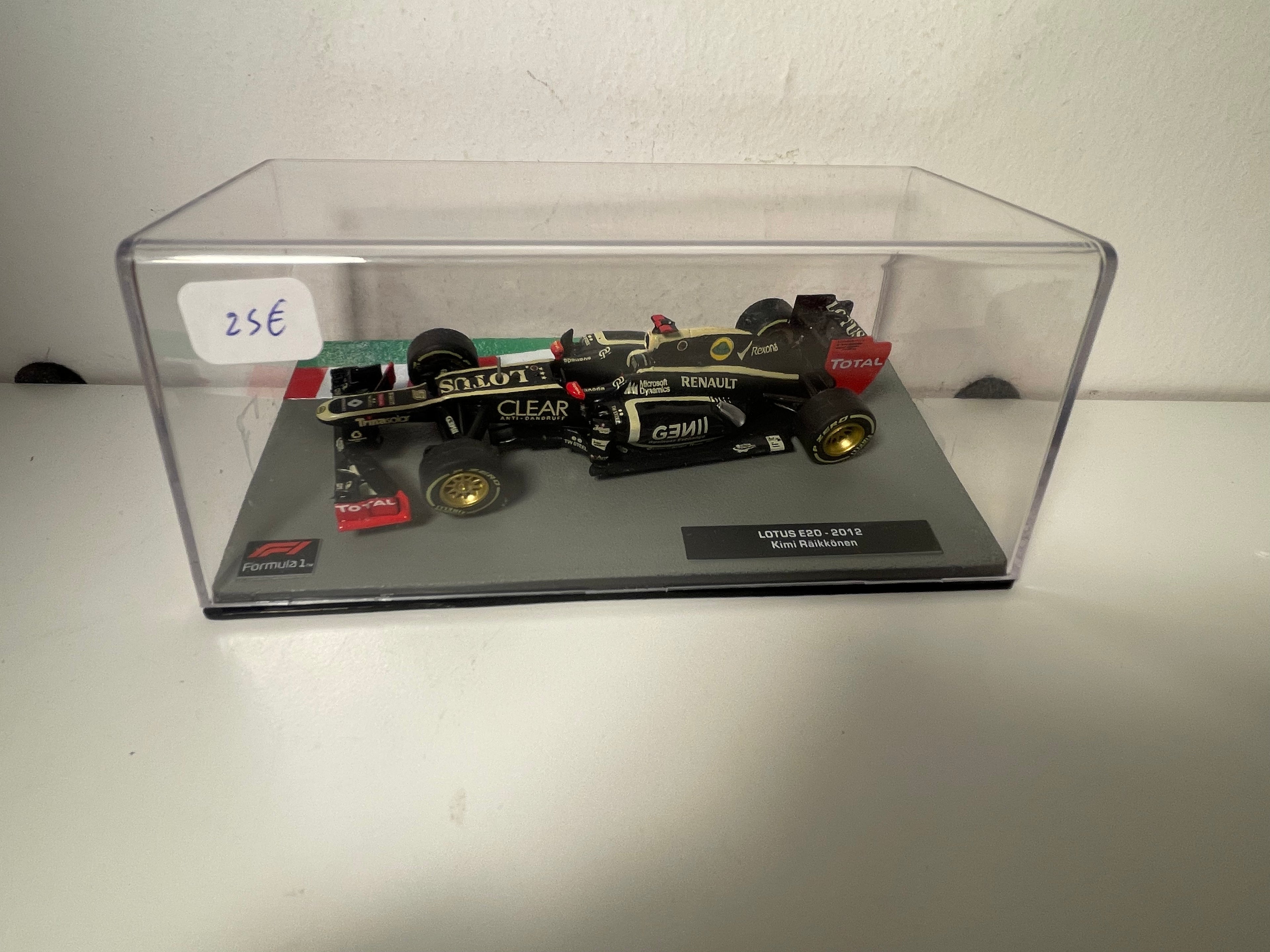 Lotus E20 preto (sem número) - Fórmula 1 de 2012 (Kimi Räikkönen)