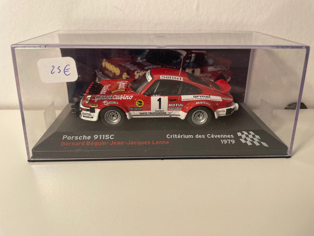 Porsche 911SC rot und weiß Nummer 1 - Critérium des Cévennes 1979