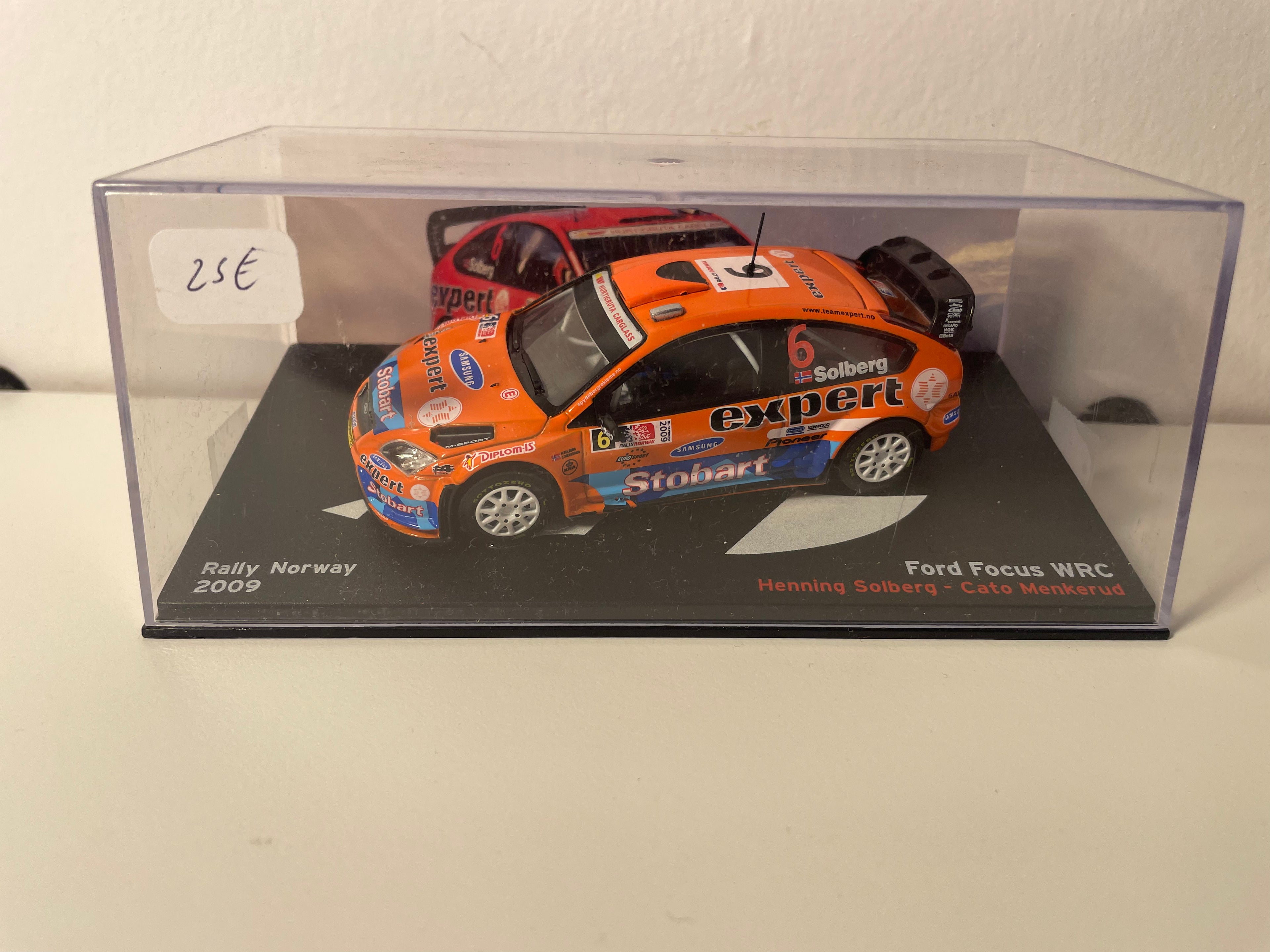 Ford Focus WRC arancione numero 6 - rally di Norvegia 2009
