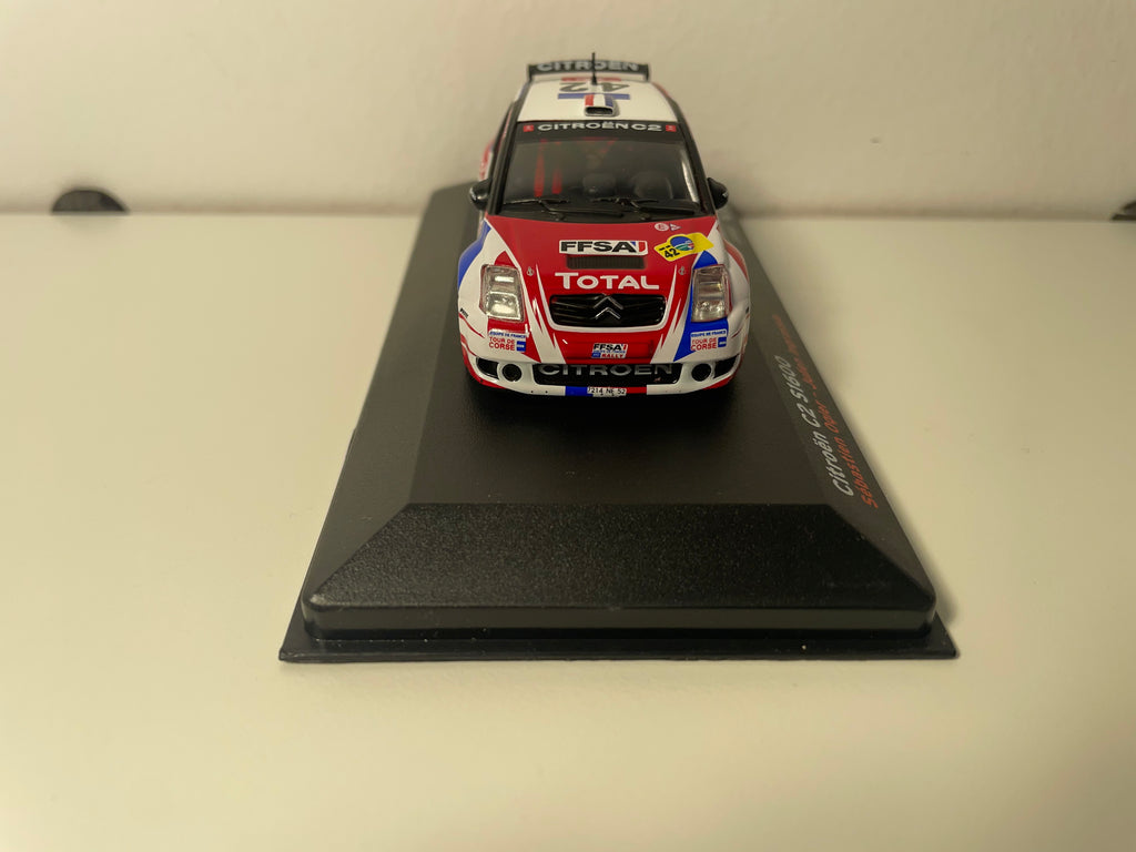 Citroën C2 S1600 biała i czerwona numer 42 - rajd Meksyku 2008