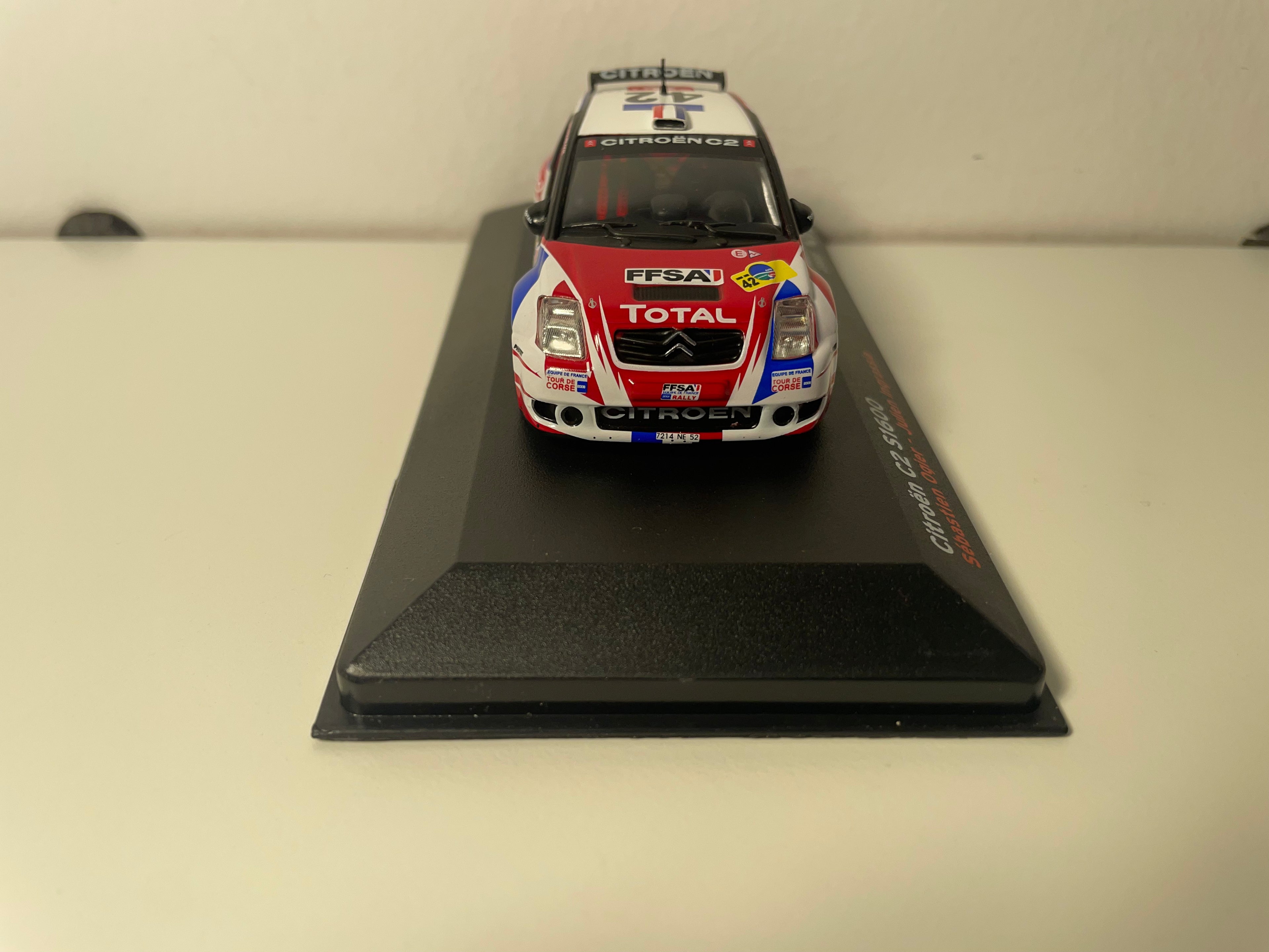 Citroën C2 S1600 biała i czerwona numer 42 - rajd Meksyku 2008