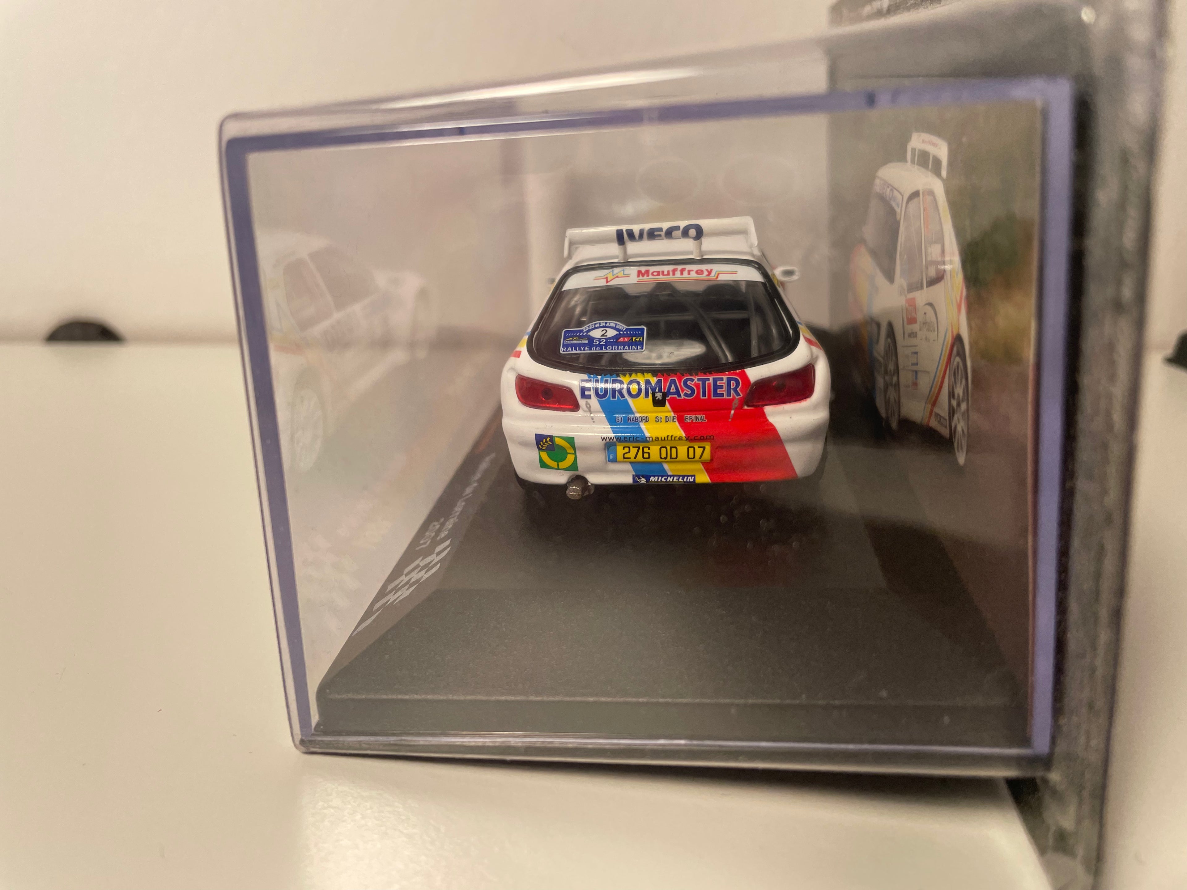 Peugeot 306 Maxi white number 2 - rally of Lorraine 2007