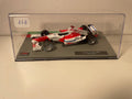 Toyota TF104B rouge et blanche de 2004 numéro 16 - Formule 1 de 2004 (Jarno Trulli)