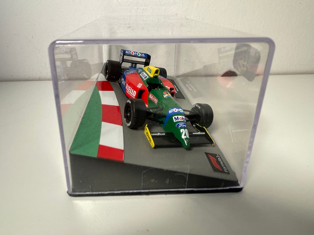 Benetton B190 Grün, Gelb, Rot und Blau Nummer 20 - Formel 1 von 1990 (Nelson Piquet)