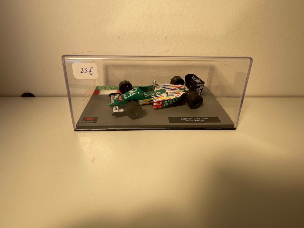 Benetton B186 gréng a wäiss mat Muster Nummer 20 - Formel 1 vu 1986 (Gerhard Berger)