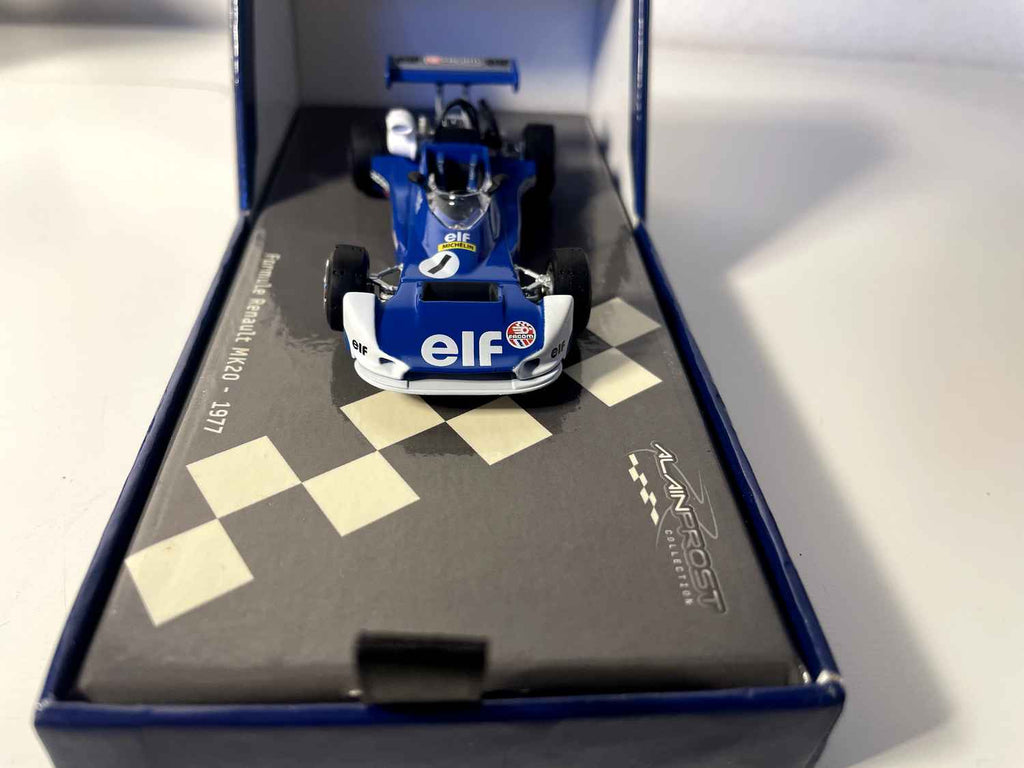 Renault MK20 bleue numéro de 1977 (Formule 1) - Alain Prost