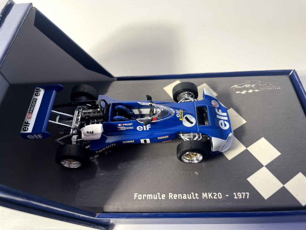 Renault MK20 bleue numéro de 1977 (Formule 1) - Alain Prost