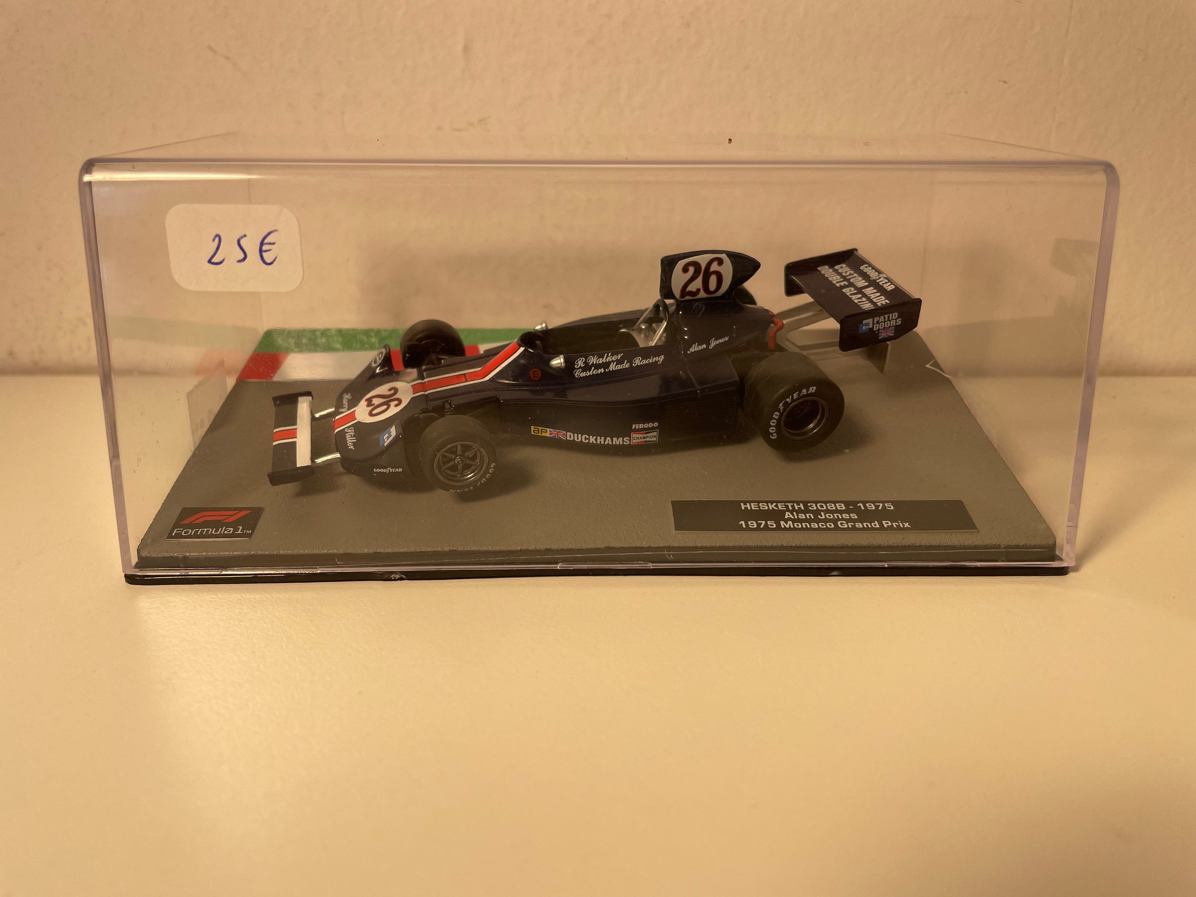 Hesketh 308b dunkelblau Nummer 26 von 1975 (Formel 1) - Monaco Grand Prix