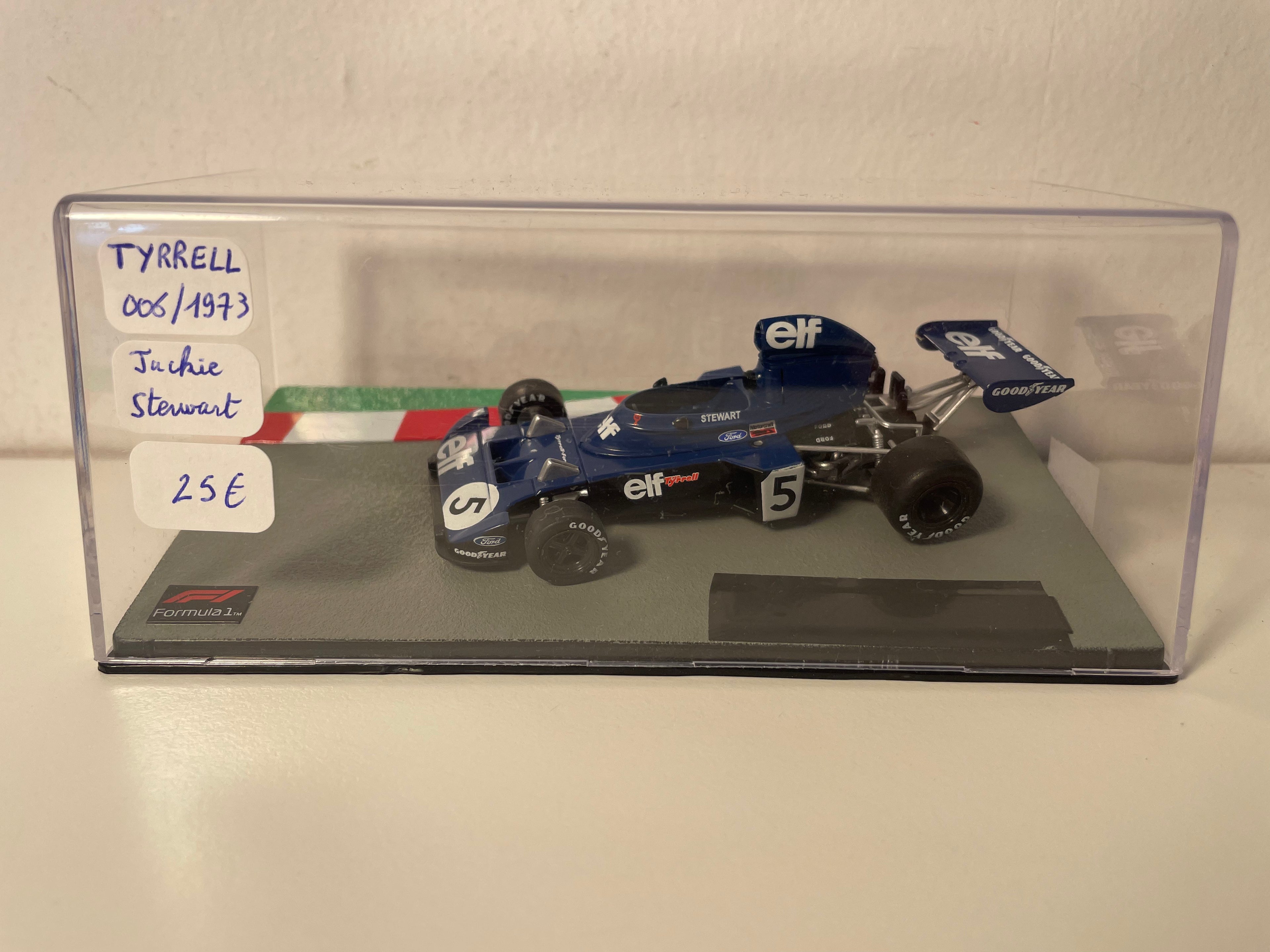 Tyrrell 006 azul número 5 de 1973