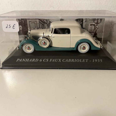 Panhard 6 Cs Falsches Grün- und Crème -Curf von 1935