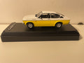 Opel Kadett GTE wäiss an giel aus 1977 - Solido Referenz 1847