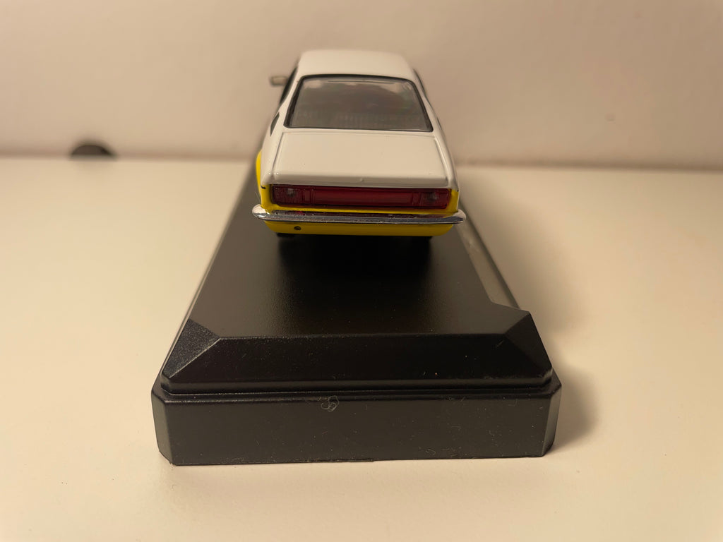 Opel Kadett GTE wäiss an giel aus 1977 - Solido Referenz 1847