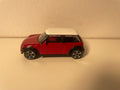 Mini Cooper rouge et toit blanc - Maisto