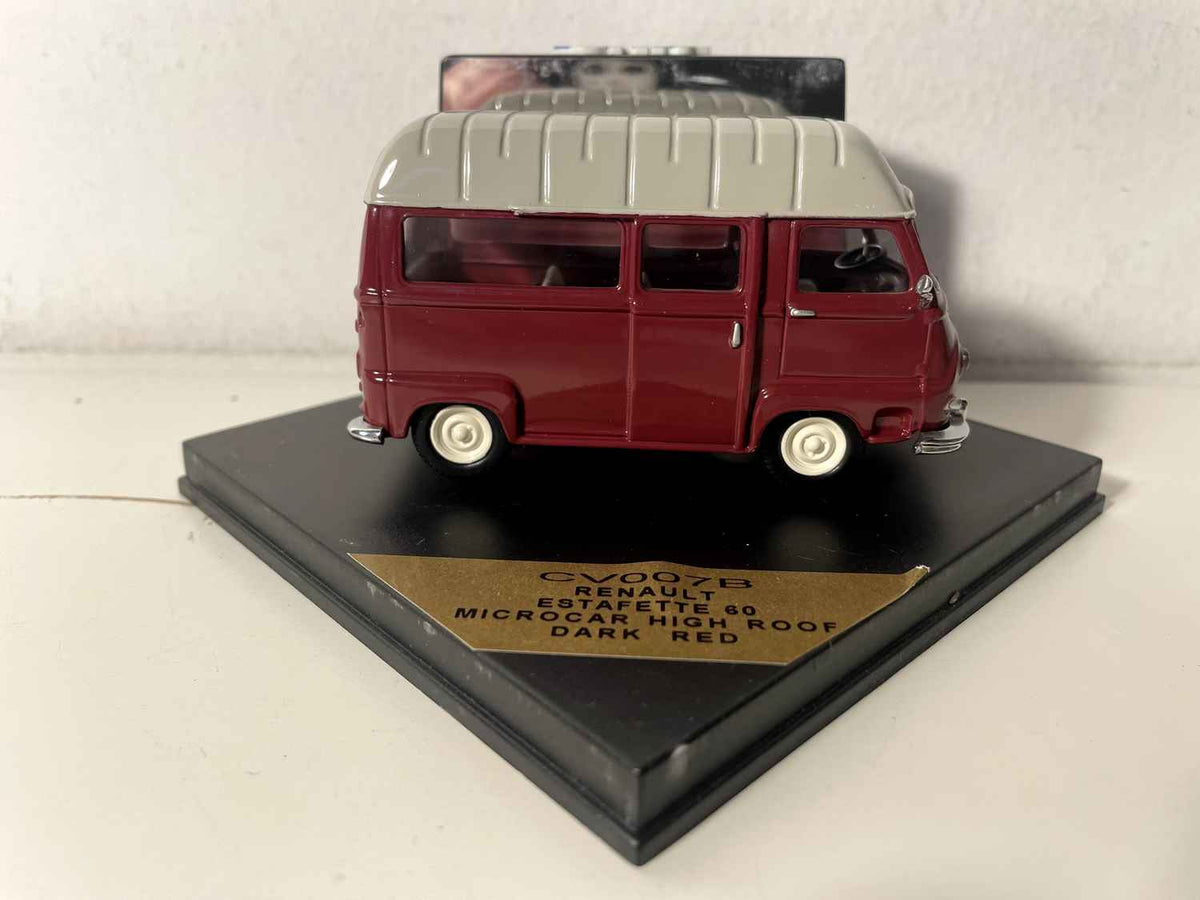 Renault Estafette Microcar 60 Bordeaux verglast mit erhöhtem Dach - CITY Referenz CV007B