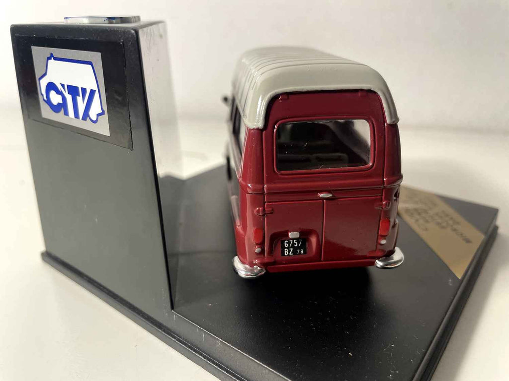 Renault Estafette Microcar 60 Bordeaux verglast mit erhöhtem Dach - CITY Referenz CV007B