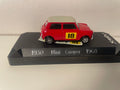 Mini Cooper Rood met Crème Wit Dak Nummer 18 van 1968 - Solido Referentie 1930