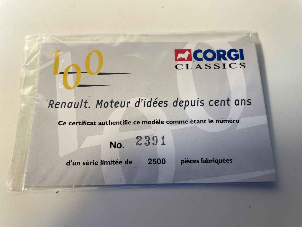 Ciężarówka Renault KZ w kolorze pomarańczowo-żółtym i czarnym z 1926 roku "AU BON MARCHE - PARIS" - CORGI Classics referencja 08702