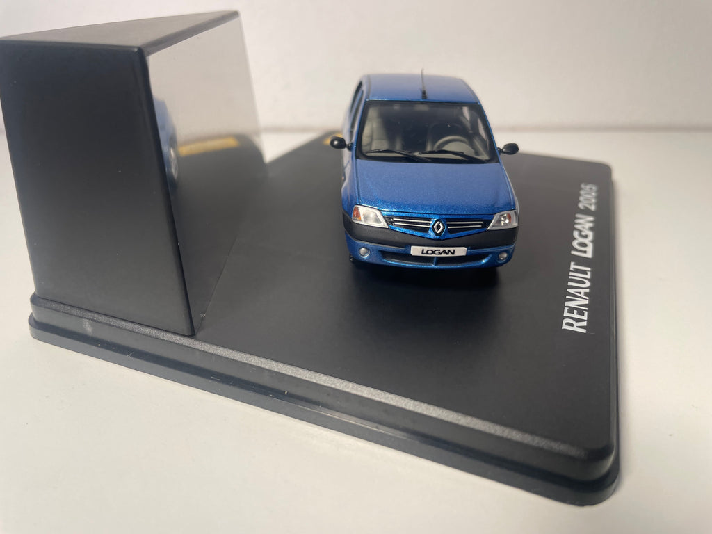 Renault Logan bleue de 2005 - ELIGOR - coffret boite rectangle