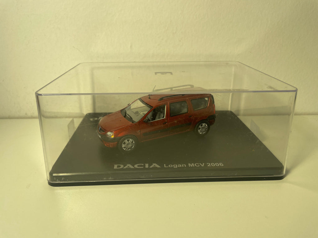 Renault Dacia Logan MCV ciemnoczerwony z 2006 roku - ELIGOR (pudełko prostokątne)