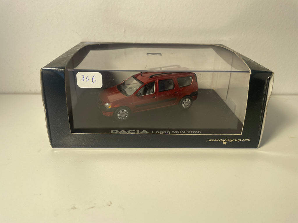 Renault Dacia Logan MCV ciemnoczerwony z 2006 roku - ELIGOR (pudełko prostokątne)