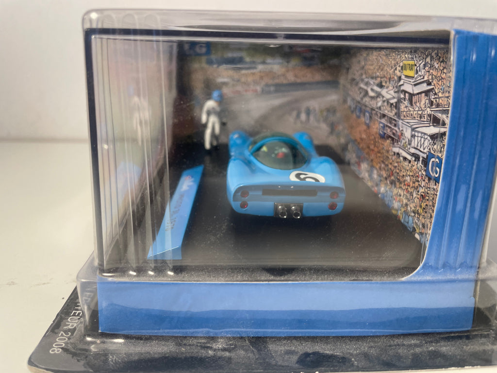 Blaue Auto Nummer 9 Vaillante PROTO 3L. 1970 (Album Der Geist der 24 Stunden) - Comic Buch Michel Vaillant