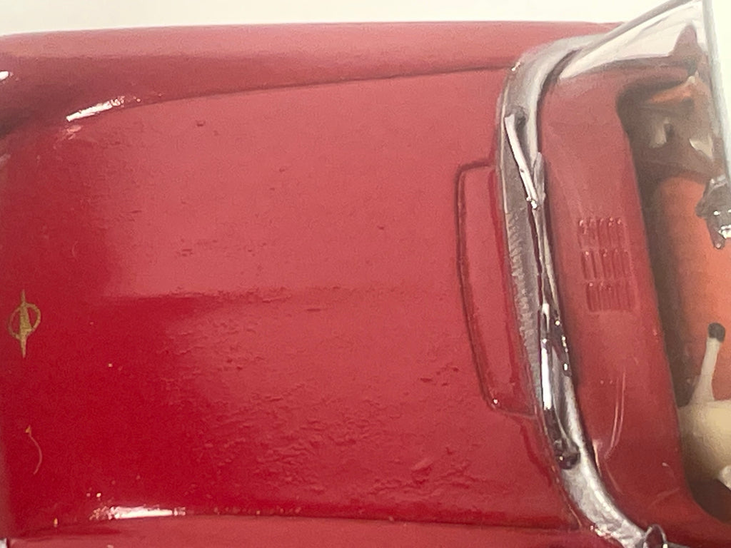 Opel Rekord P1 Limousine roude mat wäissem Dack - Minichamps