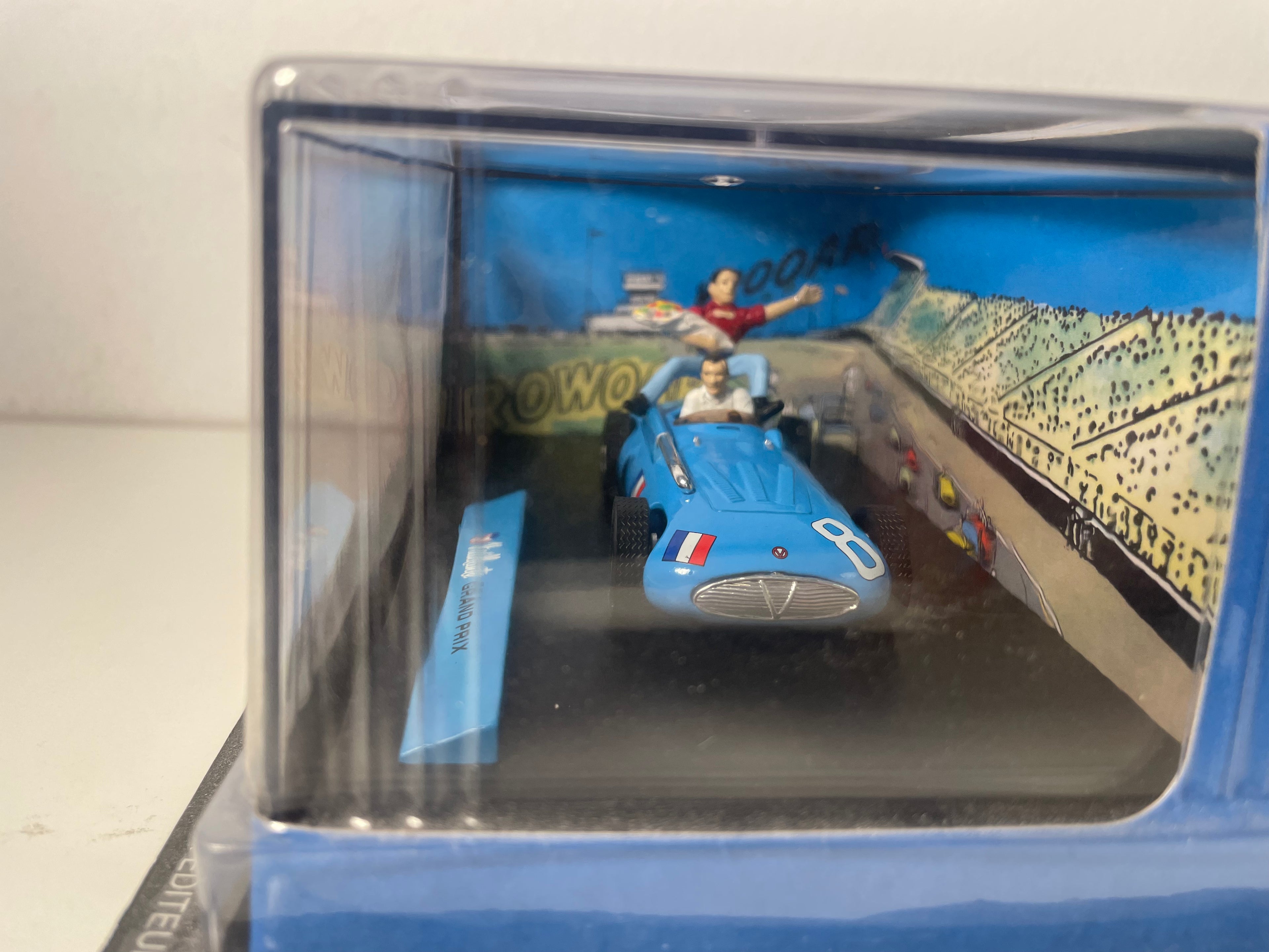 Blauto Nummer 8 Vaillante Grand Prix (Album Die große Herausforderung) - Comic Michel Vaillant