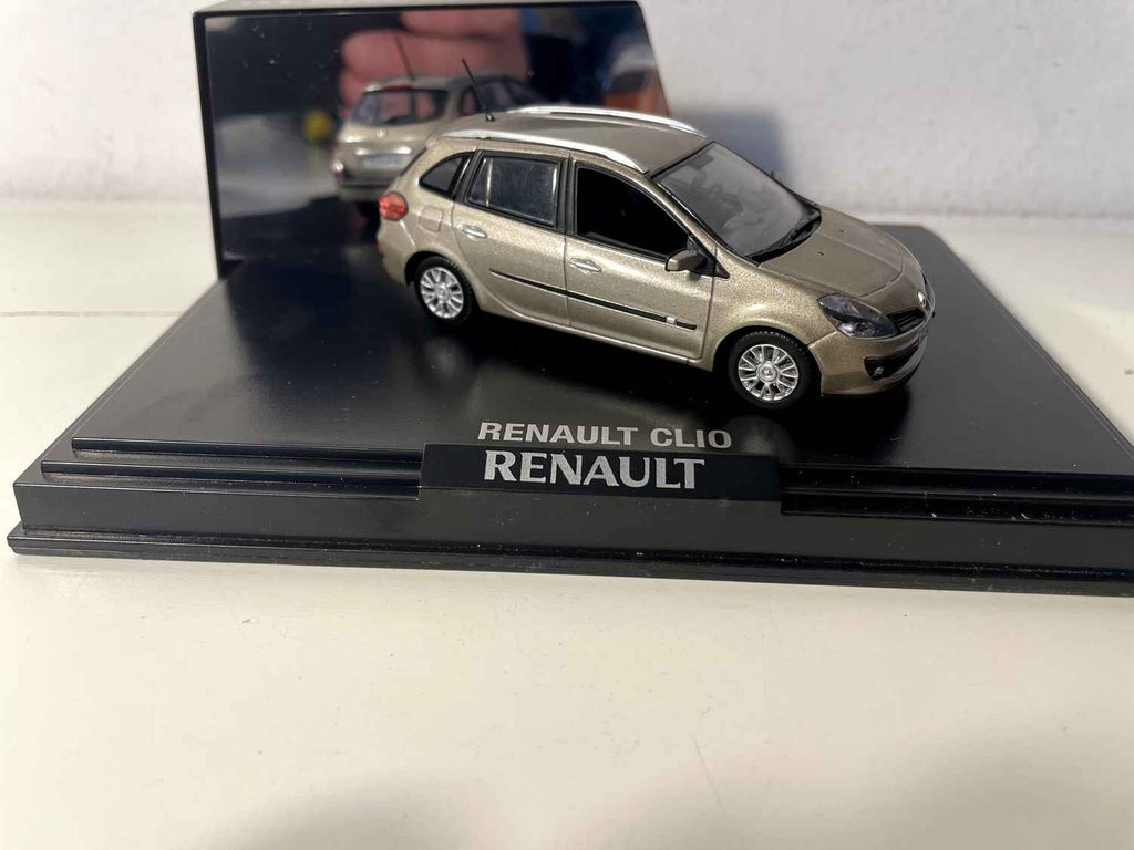 Renault Clio beige/marron (beige cendre) - NOREV - coffret boite rectangle (boite N°21)