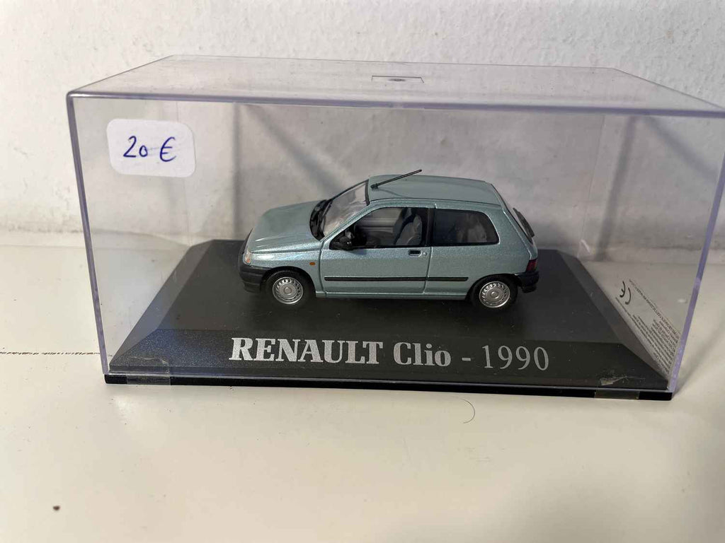 Renault Clio azul/verde de 1990