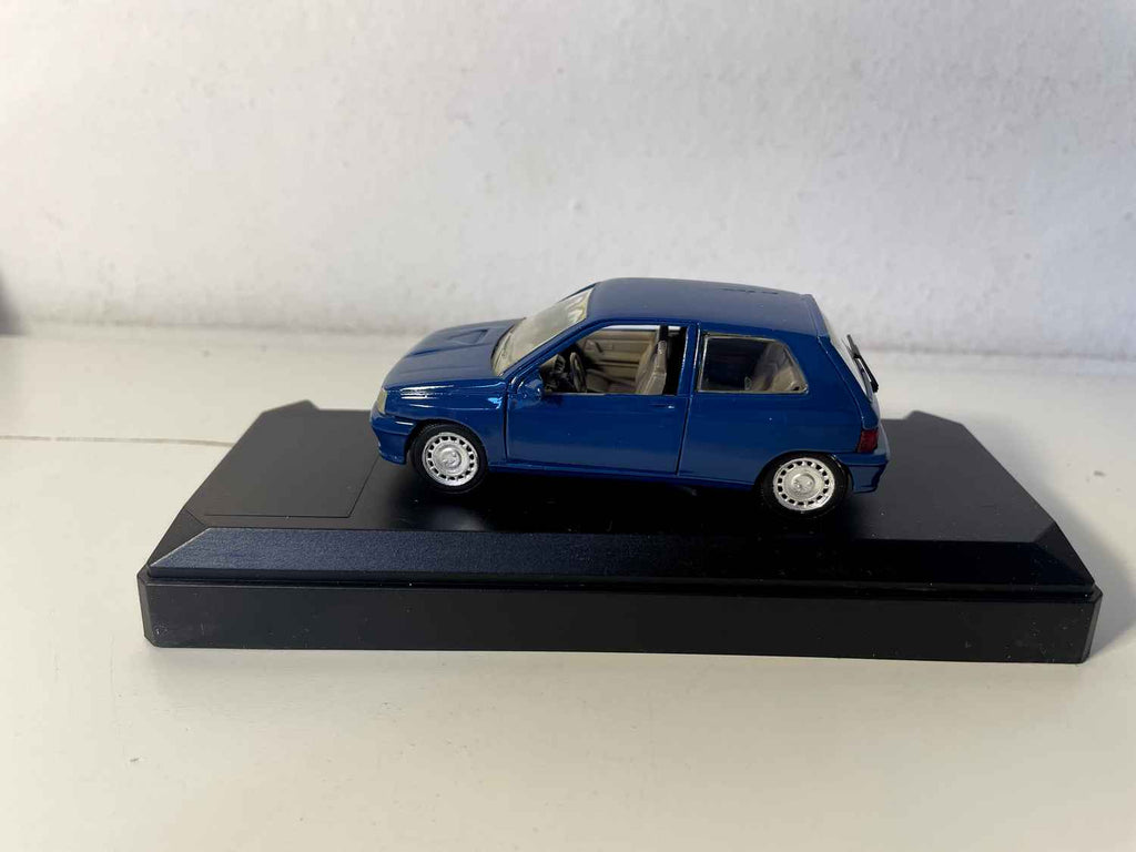 Renault Clio 16S niebieska z numerem 91 (z żółtym pudełkiem) - Solido referencja N°1905