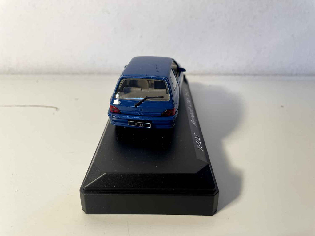 Renault Clio 16S niebieska z numerem 91 (z żółtym pudełkiem) - Solido referencja N°1905