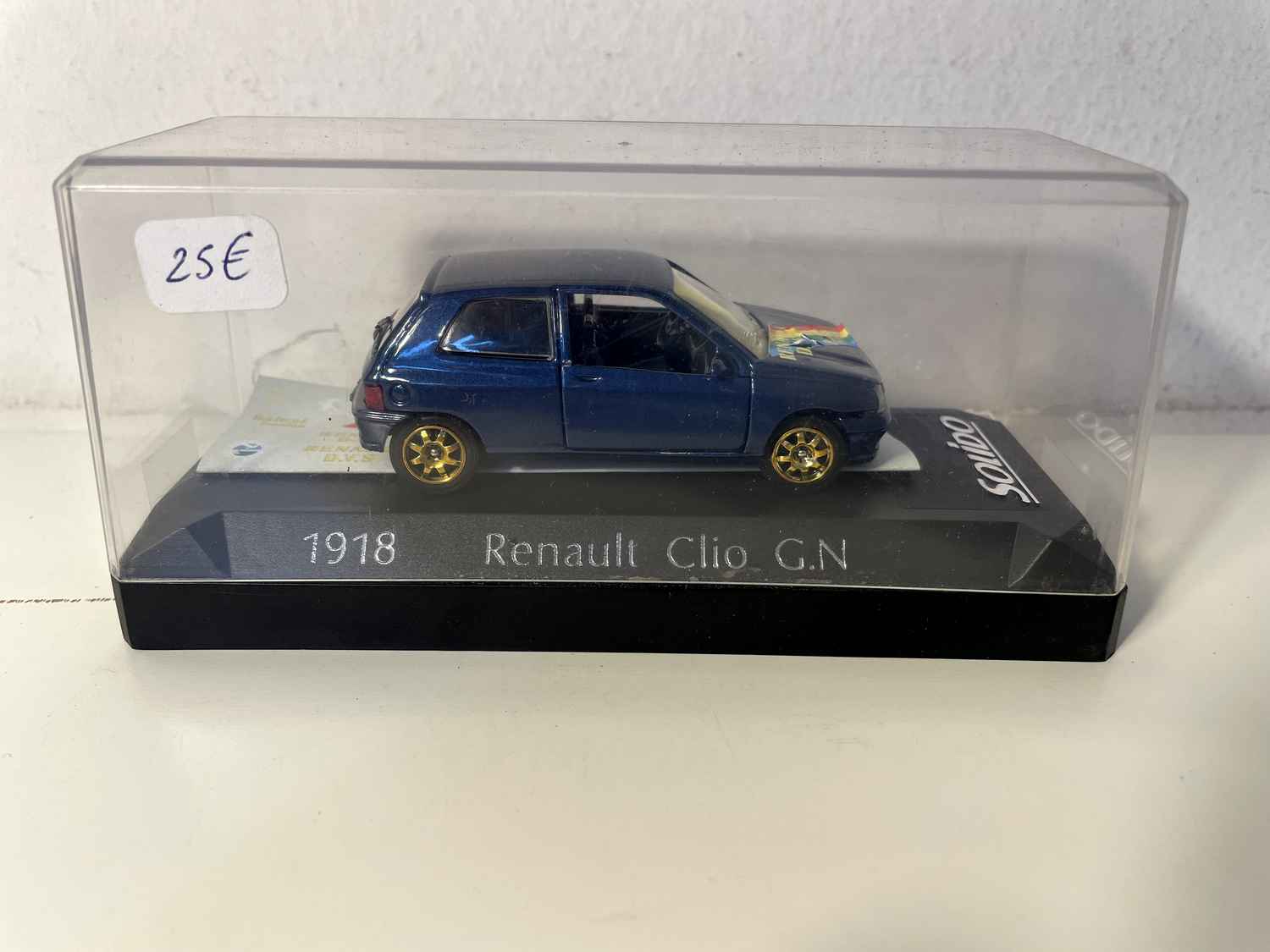 Renault Clio G.N. blue (solido reference No.1918)