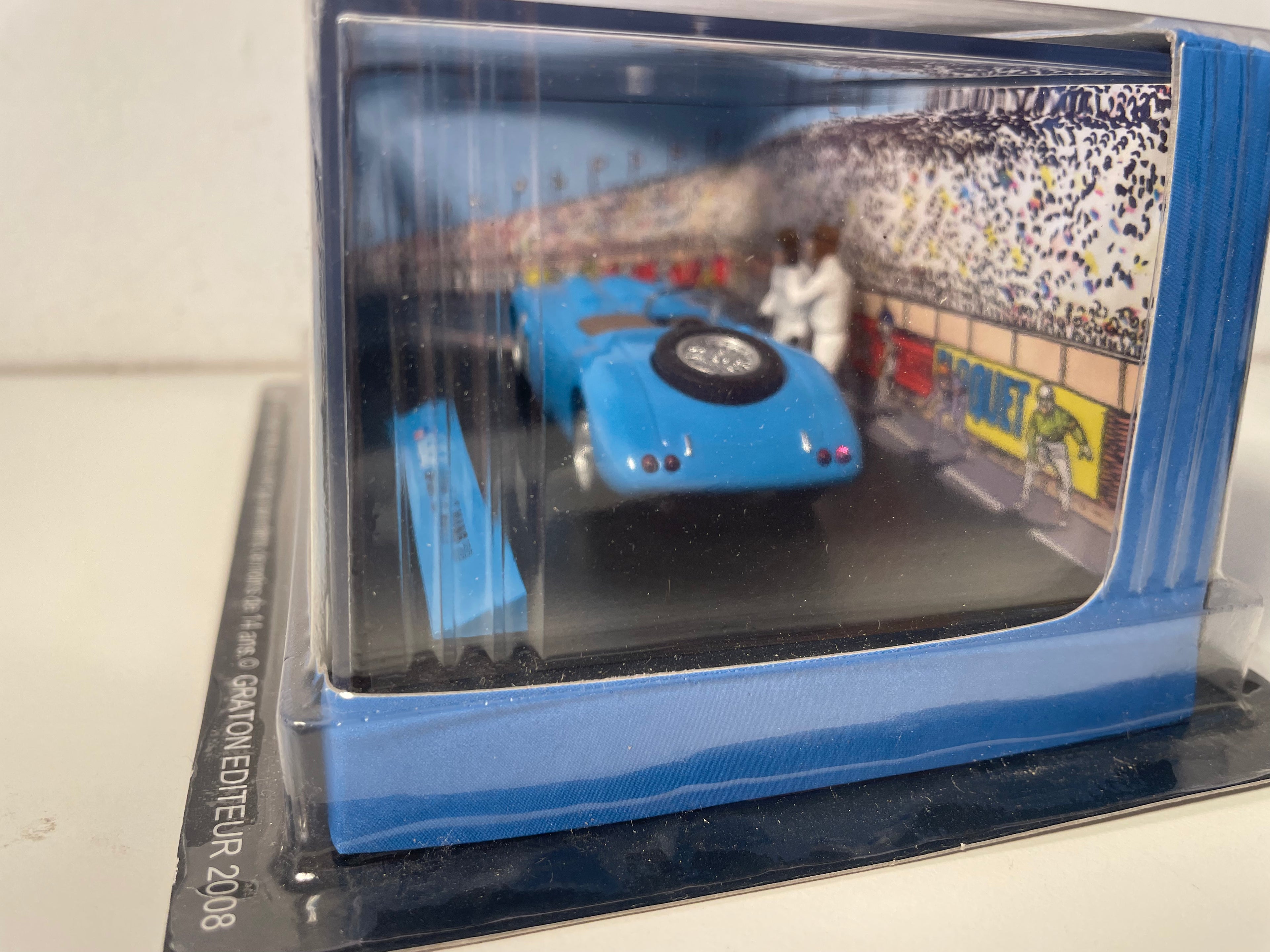 Voiture bleue numéro 30 Vaillante Sport Le Mans '39 (Album des filles et des moteurs) - Bande Dessinée Michel Vaillant