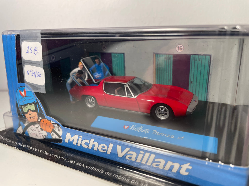 Rotes Vaillante Monza GT Auto (Öl auf der Strecke Album) - Michel Vaillant Comic