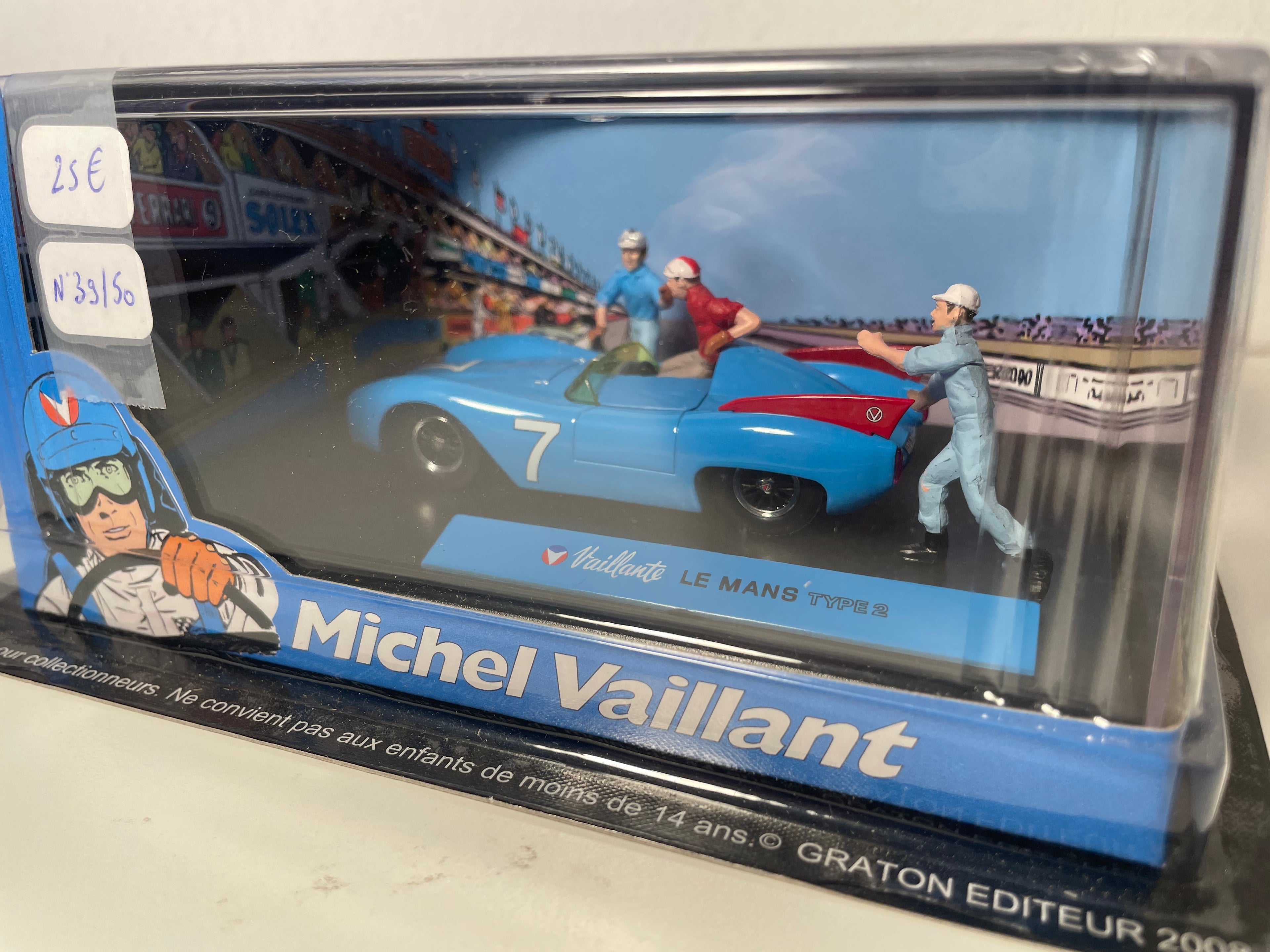 Blaagen Auto Nummer 7 Vaillante Le Mans Typ 2 (Album Le Grand Défi) - Comic Michel Vaillant