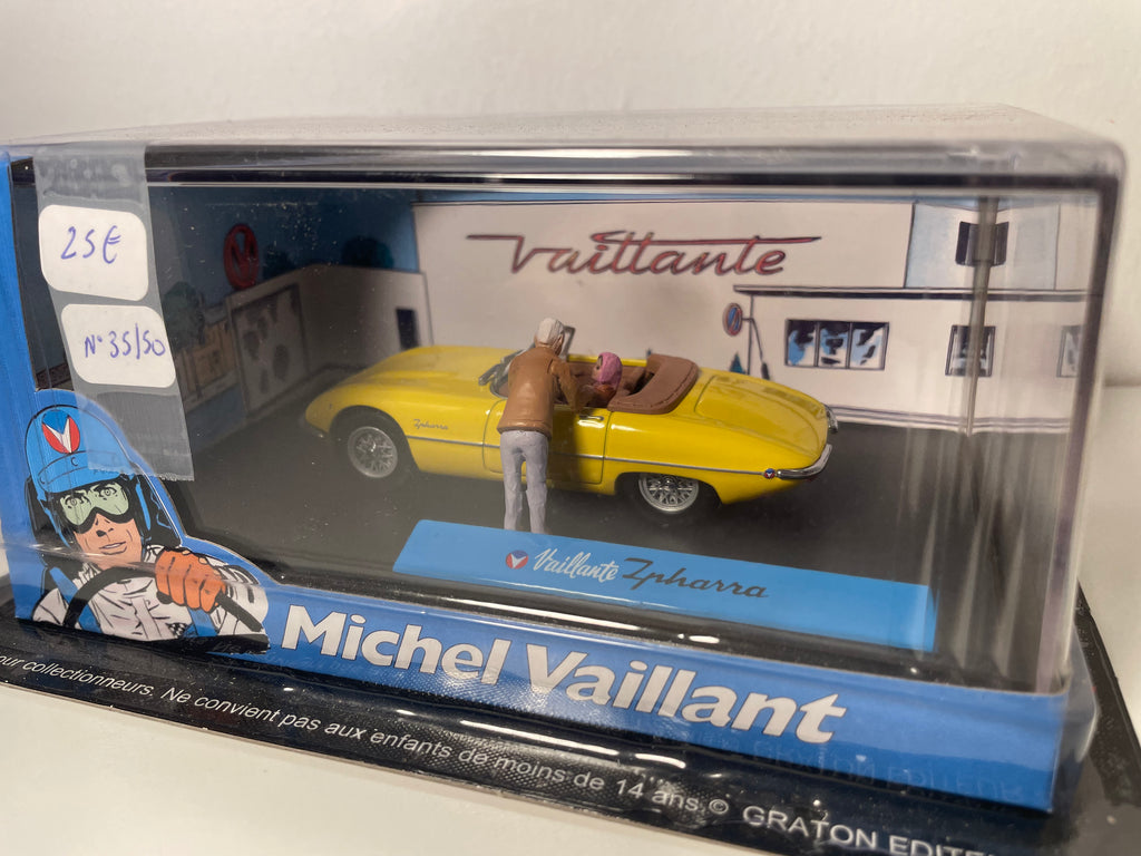 Gelbes Vaillante Ipharra-Auto (Album Der achte Fahrer) - Michel Vaillant Comic