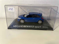 Renault Mégane sport bleue de 2004