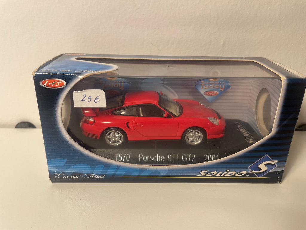 2001 Porsche 911 GT2 Red - Solido Reference 1570