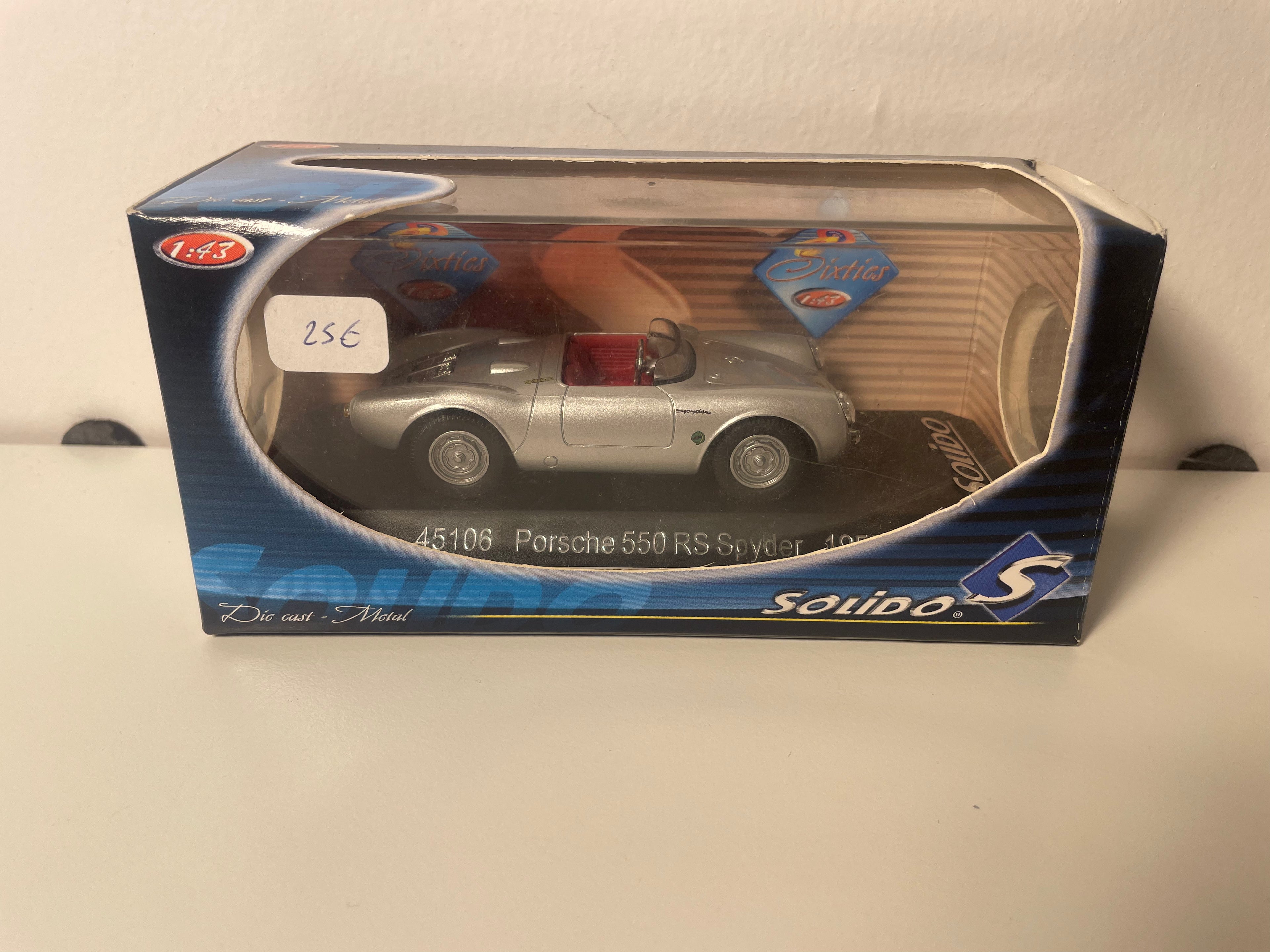 Porsche 550 RS Spyder in grous aus 1955 - Solido Referenz 45106