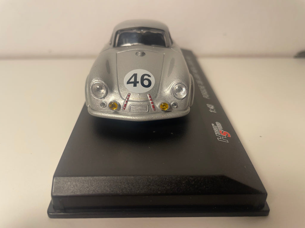 Porsche 356 light métal coupé szary numer 46 z 1951 roku - kolekcja High Speed