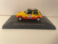 Renault 5 Alpine jaune et rouge et toit noir numéro 23 - rallye de San Rémo de 1977 (blister) - MANQUE LE RETROVISEUR