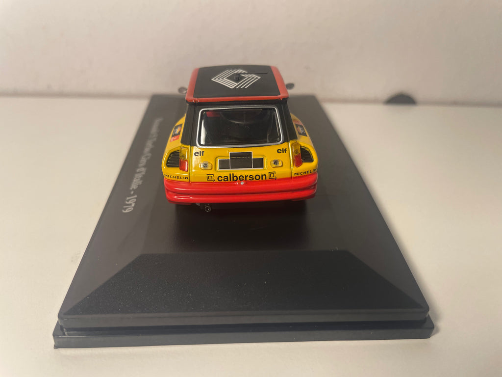 Renault 5 Turbo jaune, noire et rouge numéro 598 - Giro d'Italie de 1979 (blister)