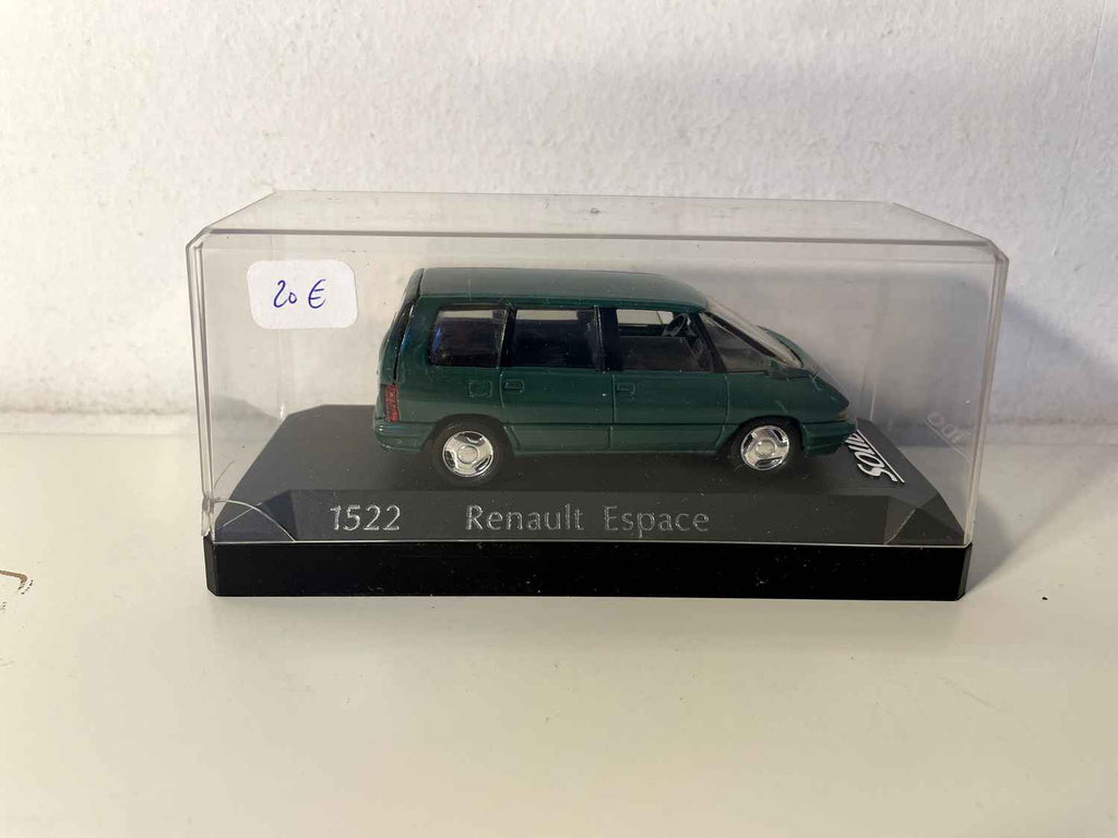 Renault espace verde (Solido referencia 1522) con caja de cartón violeta