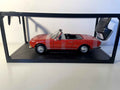 Peugeot 504 Cabriolet Rot Ohne Box (Maßstab 1/18)