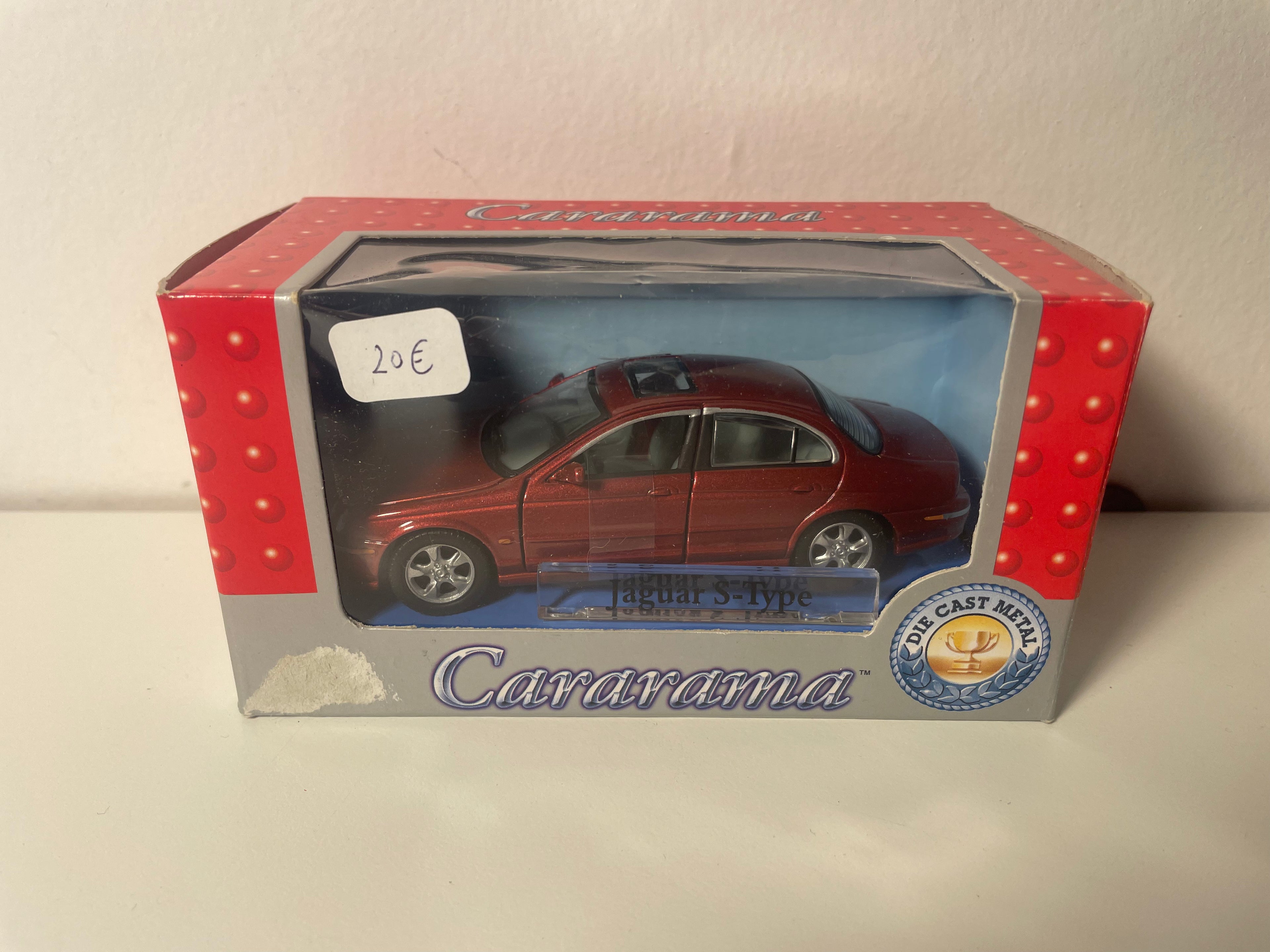 Jaguar S - Type rouge foncée/bordeaux? - Cararama
