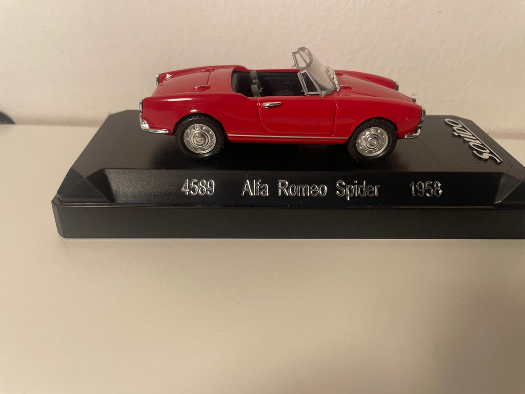 1958 Alfa Romeo Spider Rood - Solido Referentie 4589