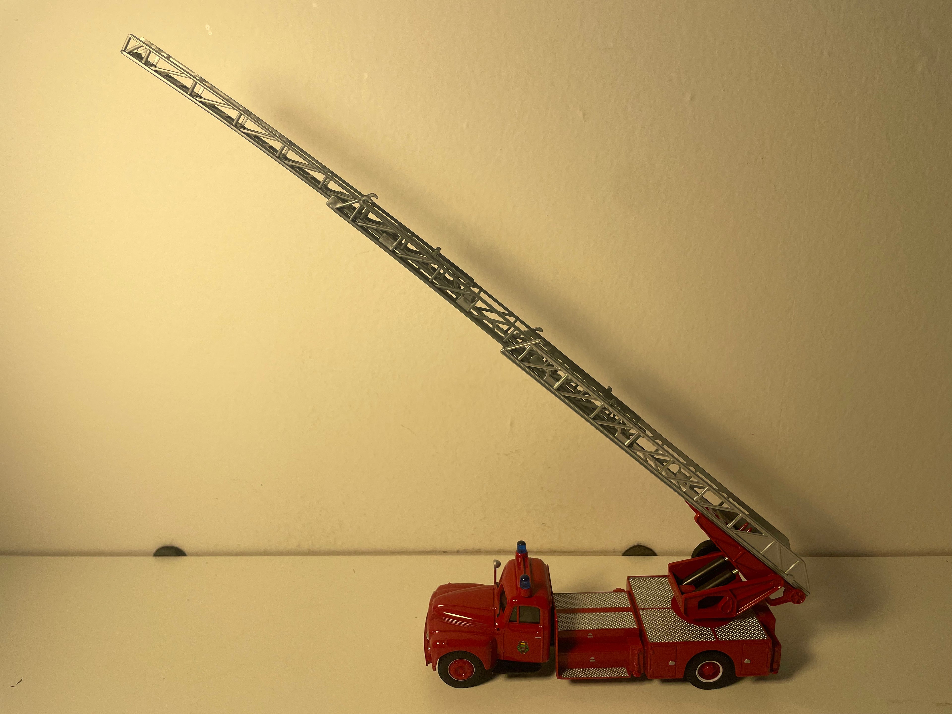 Citroën 55 BRANDWEER grote ladder - Brigade van de Parijse brandweer - CORGI referentie EX 74004